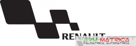 Renault Sport autómatrica kockás zászlóval