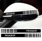 Peugeot visszapillantó dekorcsík 2 matrica