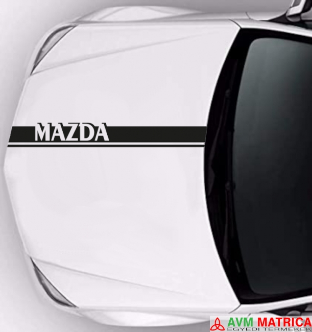 Mazda autómatrica motorháztetőre