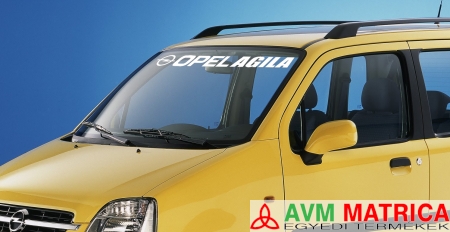 Opel Agila szélvédőmatrica