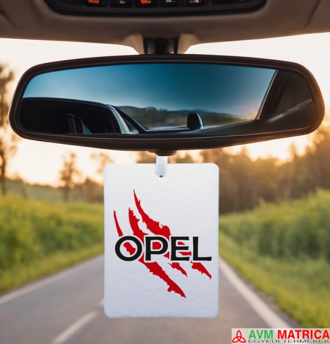 Opel karmolás autóillatosító