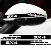 SX4 visszapillantó dekorcsík 3 matrica